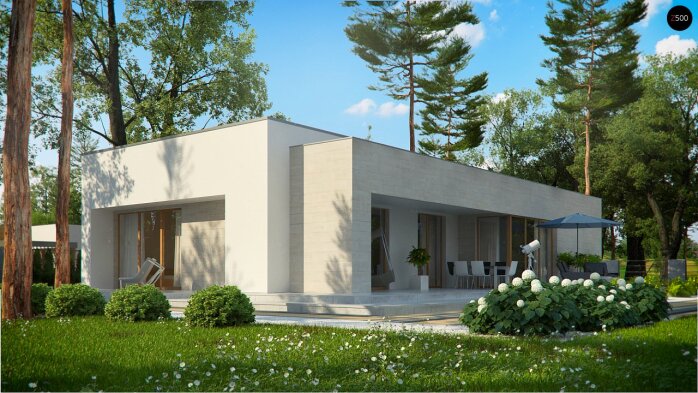 Проект дома Ux67 - 10 Одноэтажные дома в Украине