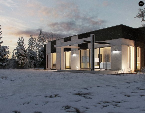 Проект дома Ux116 - 13 Одноэтажные дома в Украине