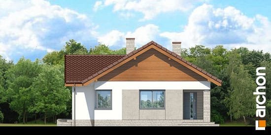 Проект дома Дом в плодолистике - 3 Одноэтажные дома в Украине