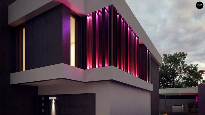 Проєкт будинку Ux124 - Двоповерхові дома в Україні