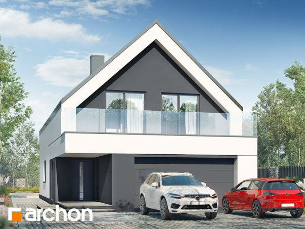 Проект дома Дом в очитках (Г2) - 1 С мансардным этажом дома в Украине