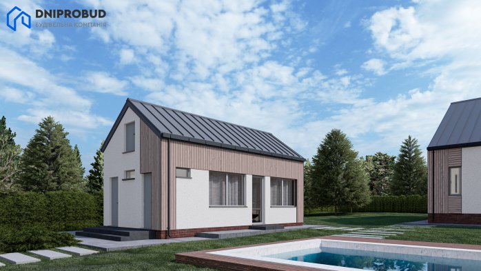 Проєкт будинку Db 21 - Одноповерхові дома в Україні