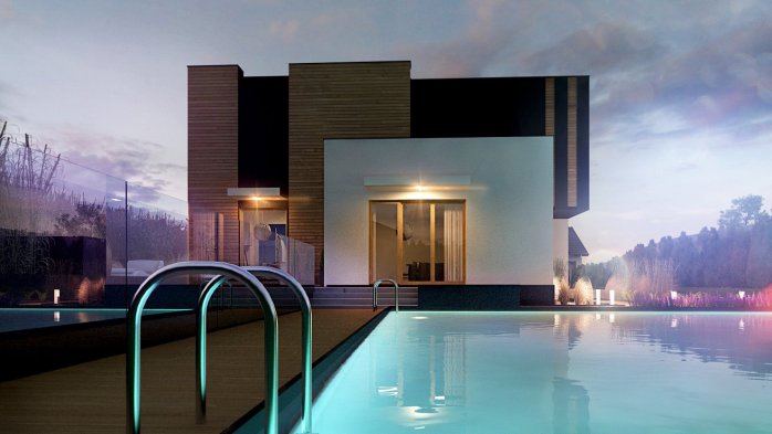 Проєкт будинку Ux120 v1 - Двоповерхові дома в Україні