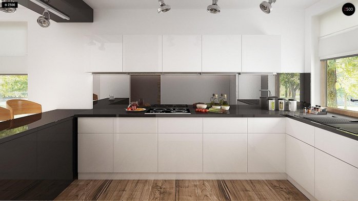 Проект дома U288 - 9 С мансардным этажом дома в Украине