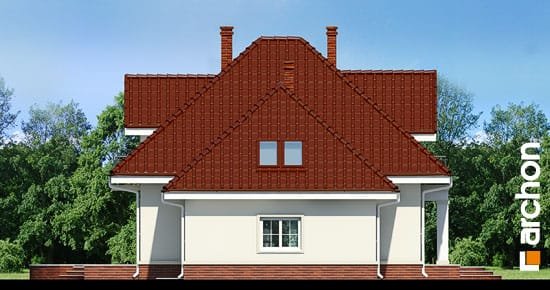 Проєкт будинку Будинок в тамарисках 7 - З мансардним поверхом дома в Україні