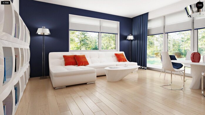 Проєкт будинку U211 S - З мансардним поверхом дома в Україні