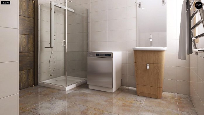 Проект дома U1 bl - 18 С мансардным этажом дома в Украине