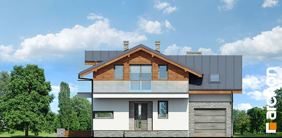 Проект дома Дом в буддлеях вер.3 - 3 С мансардным этажом дома в Украине