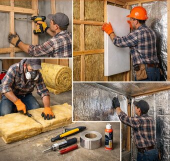 Как утеплить гараж своими руками: выбор материала и способы утепления