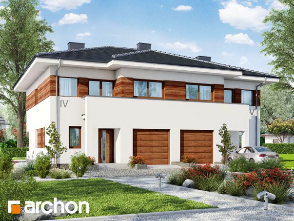 Проект дома Вилла Юлия вер.3 - 1 Двухэтажные дома в Украине