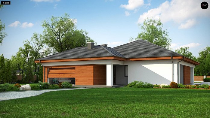 Проект дома U333 - 1 Одноэтажные дома в Украине