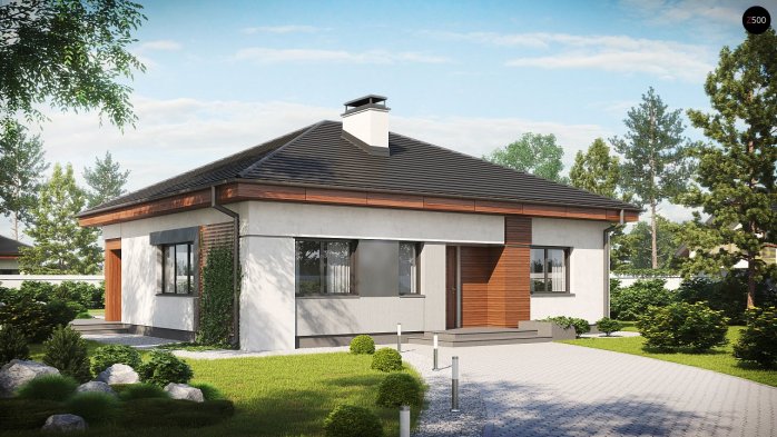 Проект дома U273 - 1 Одноэтажные дома в Украине