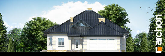 Проект дома Дом в настурциях 3 вер.3 - 3 С мансардным этажом дома в Украине