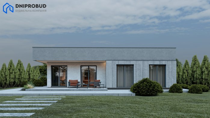 Проєкт будинку Db 33 - Одноповерхові дома в Україні