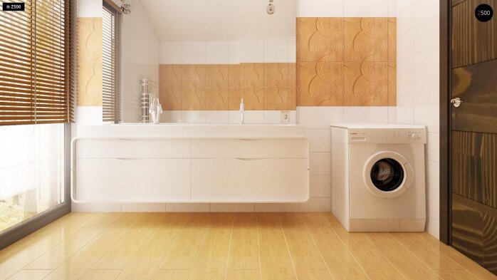 Проєкт будинку Ux40 - З мансардним поверхом дома в Україні