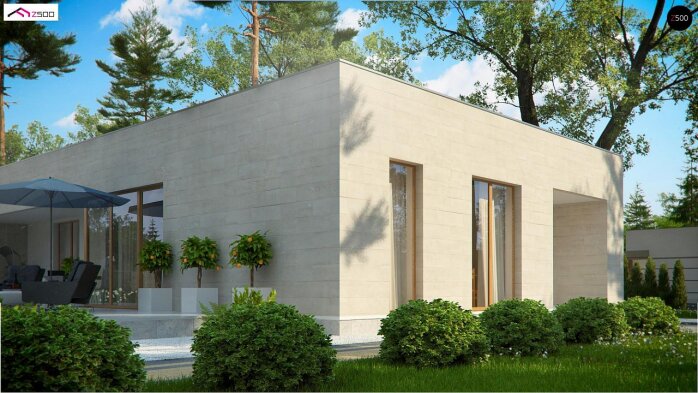Проект дома Ux67 - 6 Одноэтажные дома в Украине
