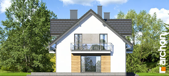 Проєкт будинку Будинок в рододендронах 26 (Г2) - З мансардним поверхом дома в Україні