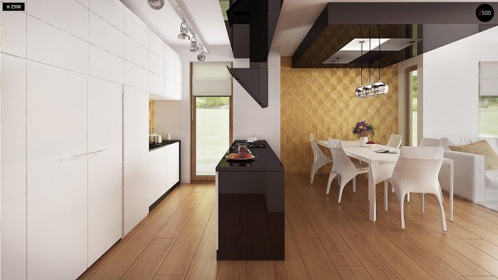 Проект дома Ux116 - 18 Одноэтажные дома в Украине