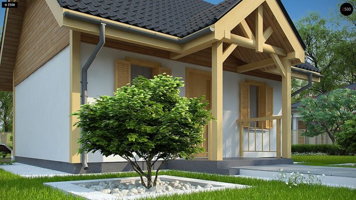 Проект дома U352 - 3 Одноэтажные дома в Украине