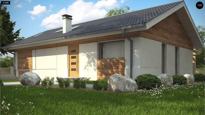 Проект дома U338 - 3 С мансардным этажом дома в Украине