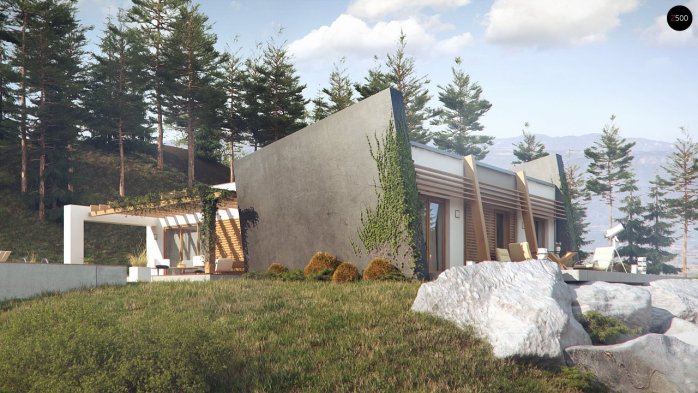 Проєкт будинку Ux106 - Одноповерхові дома в Україні