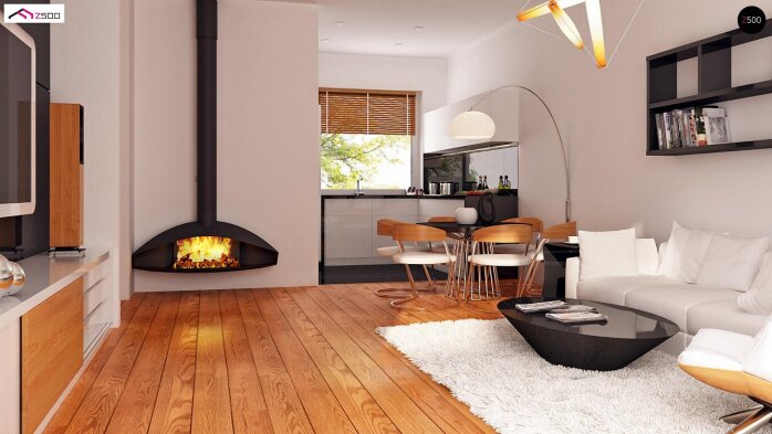 Проект дома U7 35 S - 7 Одноэтажные дома в Украине