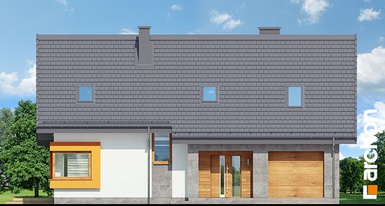 Проект дома Дом в лосанах - 3 С мансардным этажом дома в Украине