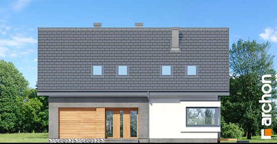 Проєкт будинку Будинок в малинівці 8 (Г) - З мансардним поверхом дома в Україні