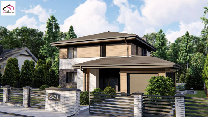 Проект дома U421 25+ - 1 Двухэтажные дома в Украине