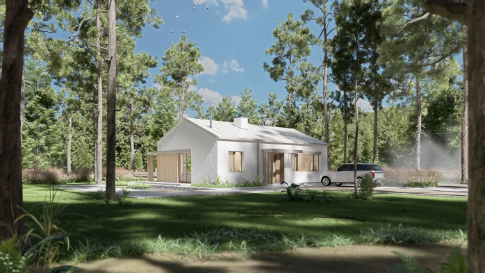 Проект дома U585 - 2 Одноэтажные дома в Украине