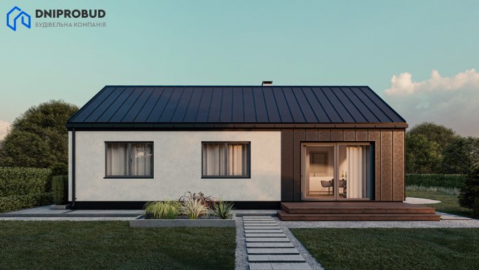 Проєкт будинку DB 32 - Одноповерхові дома в Україні
