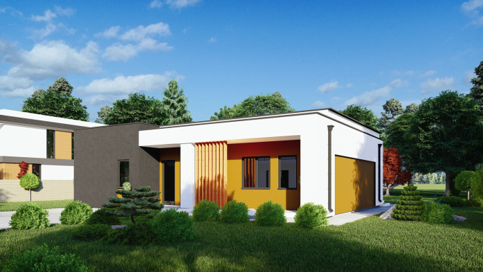 Проєкт будинку DBT 414 - Одноповерхові дома в Україні