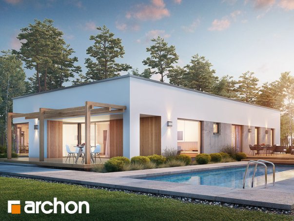 Проєкт будинку Будинок в хурмах 2 - Одноповерхові дома в Україні