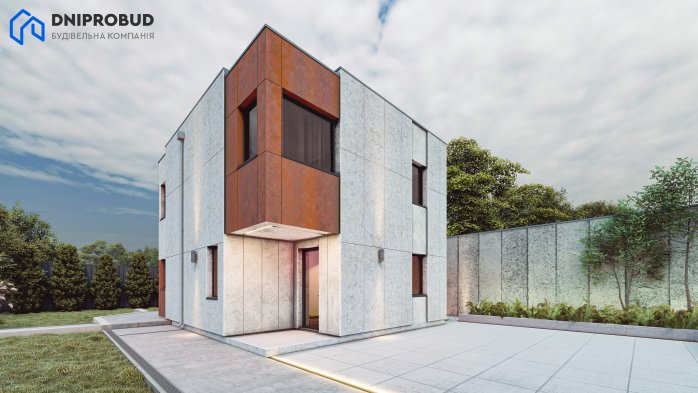 Проект дома DB 46 - 5 Двухэтажные дома в Украине