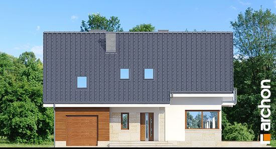 Проект дома Дом в айдаредах вер.2 - 3 С мансардным этажом дома в Украине