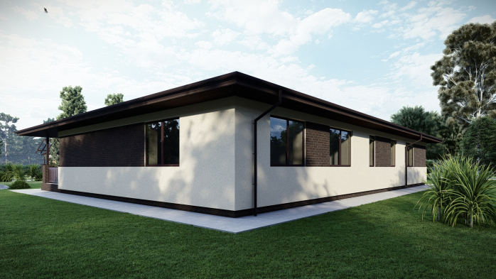 Проект дома DBT 564 - 2 Одноэтажные дома в Украине