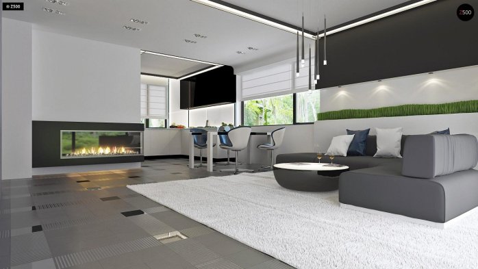 Проект дома U273 - 8 Одноэтажные дома в Украине