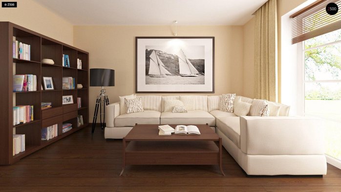 Проект дома U18 k - 4 С мансардным этажом дома в Украине