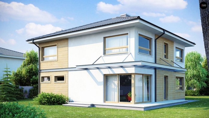 Проект дома Ux7 S - 2 Двухэтажные дома в Украине