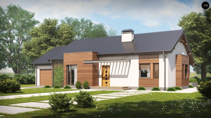 Проект дома U93 GL - 1 Одноэтажные дома в Украине