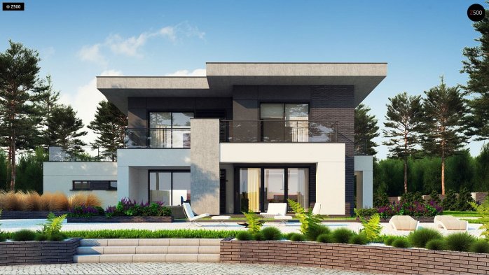 Проєкт будинку Ux139 - Двоповерхові дома в Україні