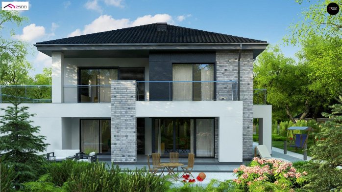 Проєкт будинку U291 - Двоповерхові дома в Україні