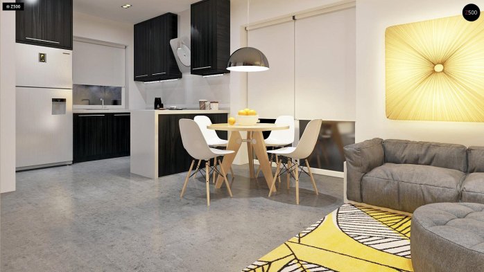 Проект дома U297 GF - 5 Двухэтажные дома в Украине