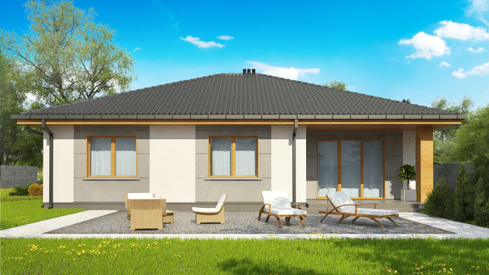 Проєкт будинку U67 A - Одноповерхові дома в Україні