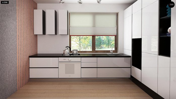 Проєкт будинку U263 - З мансардним поверхом дома в Україні