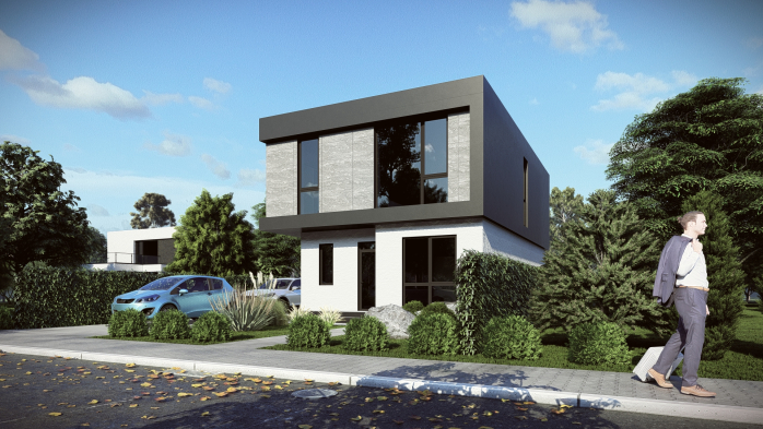 Проєкт будинку DBT 647 - Двоповерхові дома в Україні