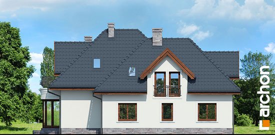 Проект дома Дом в бересклете вер.2 - 6 С мансардным этажом дома в Украине