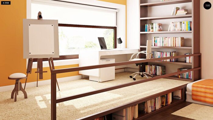 Проект дома Ux15 GL2 - 11 Двухэтажные дома в Украине