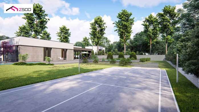 Проект дома Ux168 - 9 Одноэтажные дома в Украине