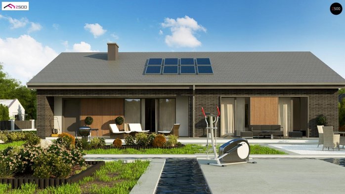 Проєкт будинку U387 k - Одноповерхові дома в Україні